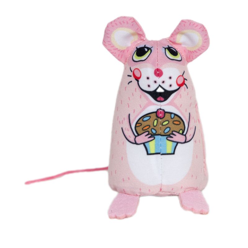 SWEET BABY MICE CAT TOY CUPCAKE