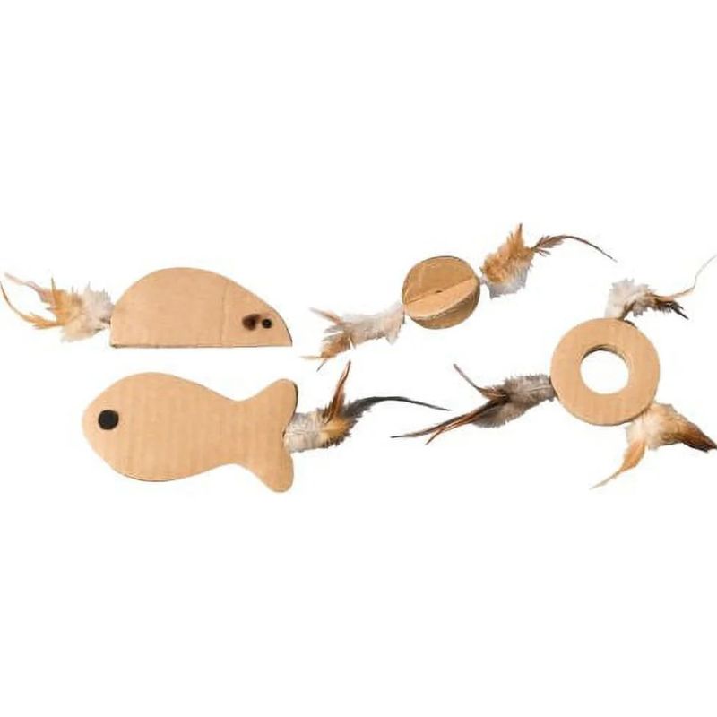 FLUTED FUN CORRUGATED CAT TOY