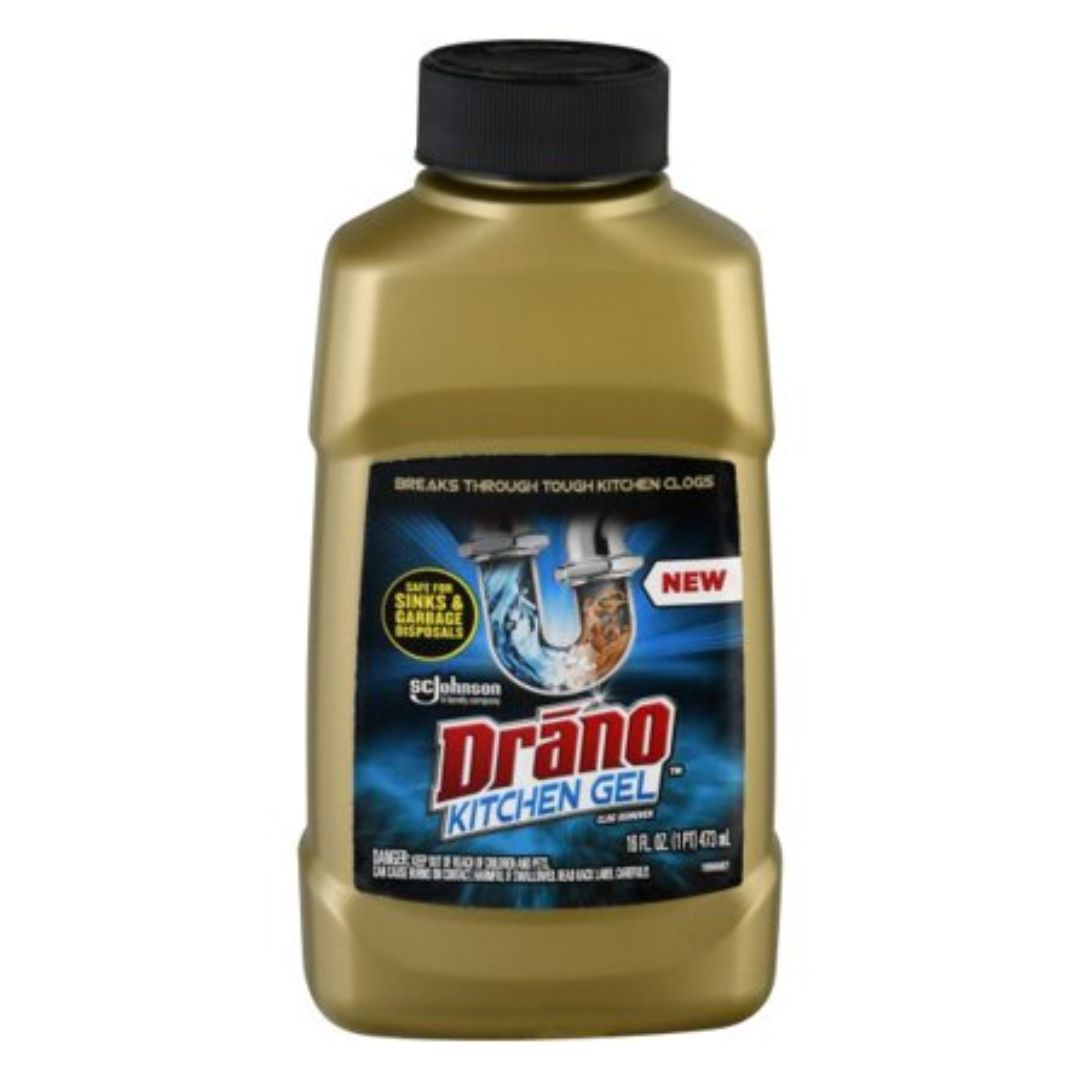 00290 REMOVER CLOG KITCHEN DRANO 16OZ