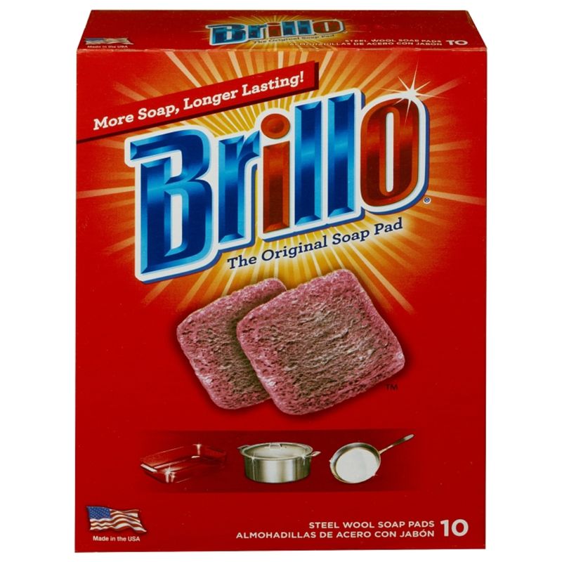23310/3004 STEEL WOOL SOAP PAD 10PK