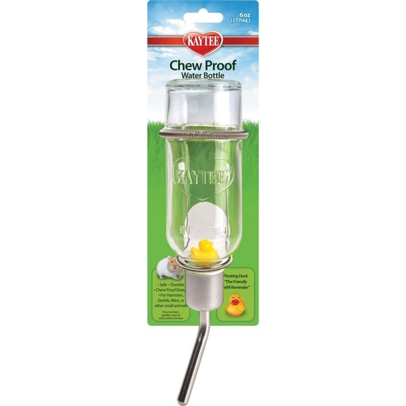 CHEW PROOF GLASS WATER BOTTLE 6OZ