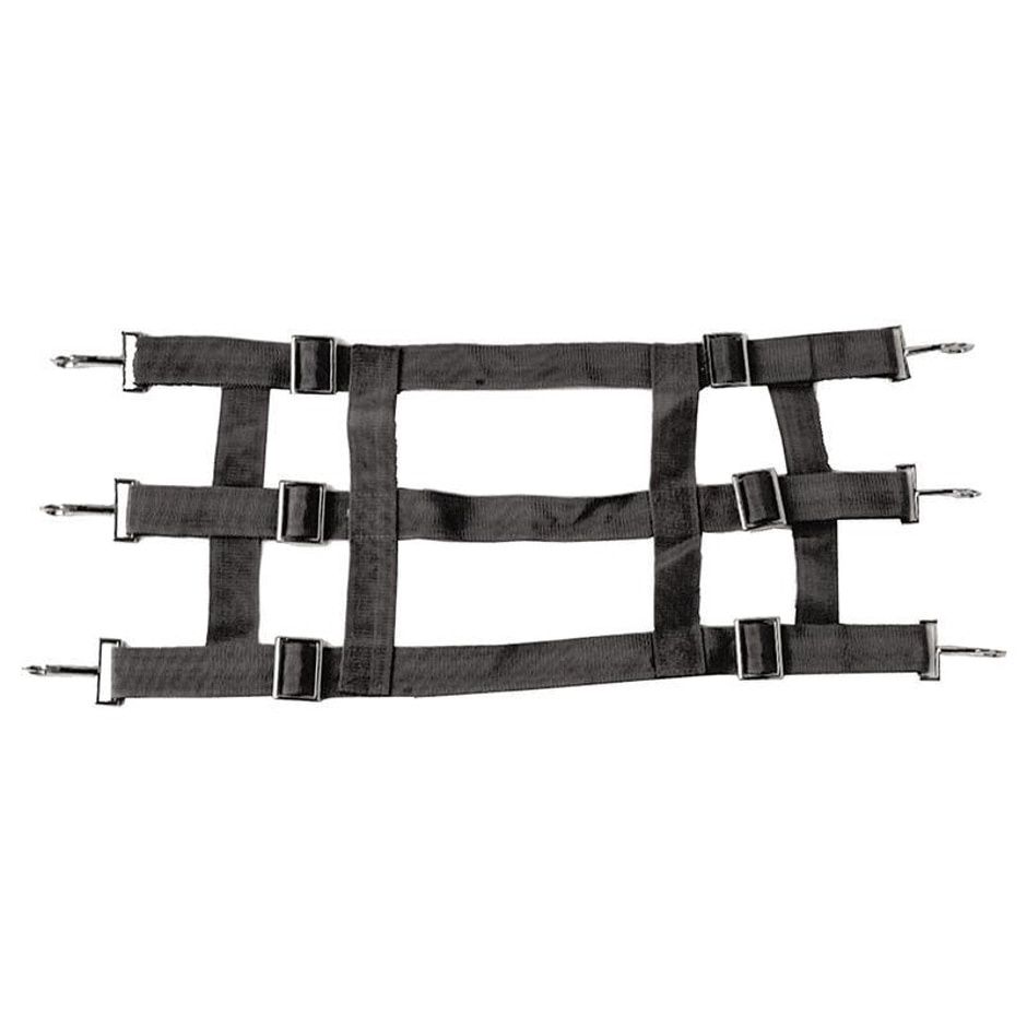 STALL GUARD NYLON ADJUSTABLE BLACK