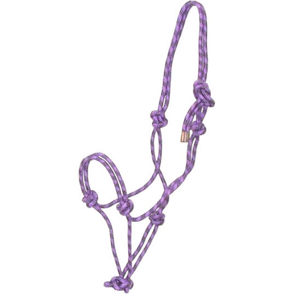 HALTER COWBOY ROPE PURPLE/BLACK