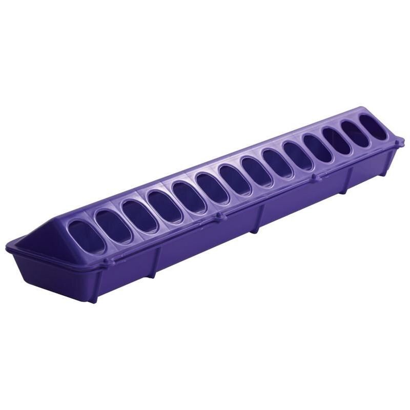 PLASTIC FEEDER FLIP-TOP PURPLE 20IN