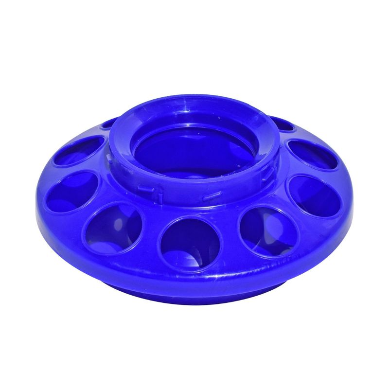 PLASTIC FEEDER BASE BLUE