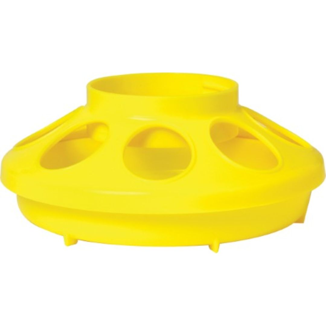 PLASTIC FEEDER BASE YELLOW