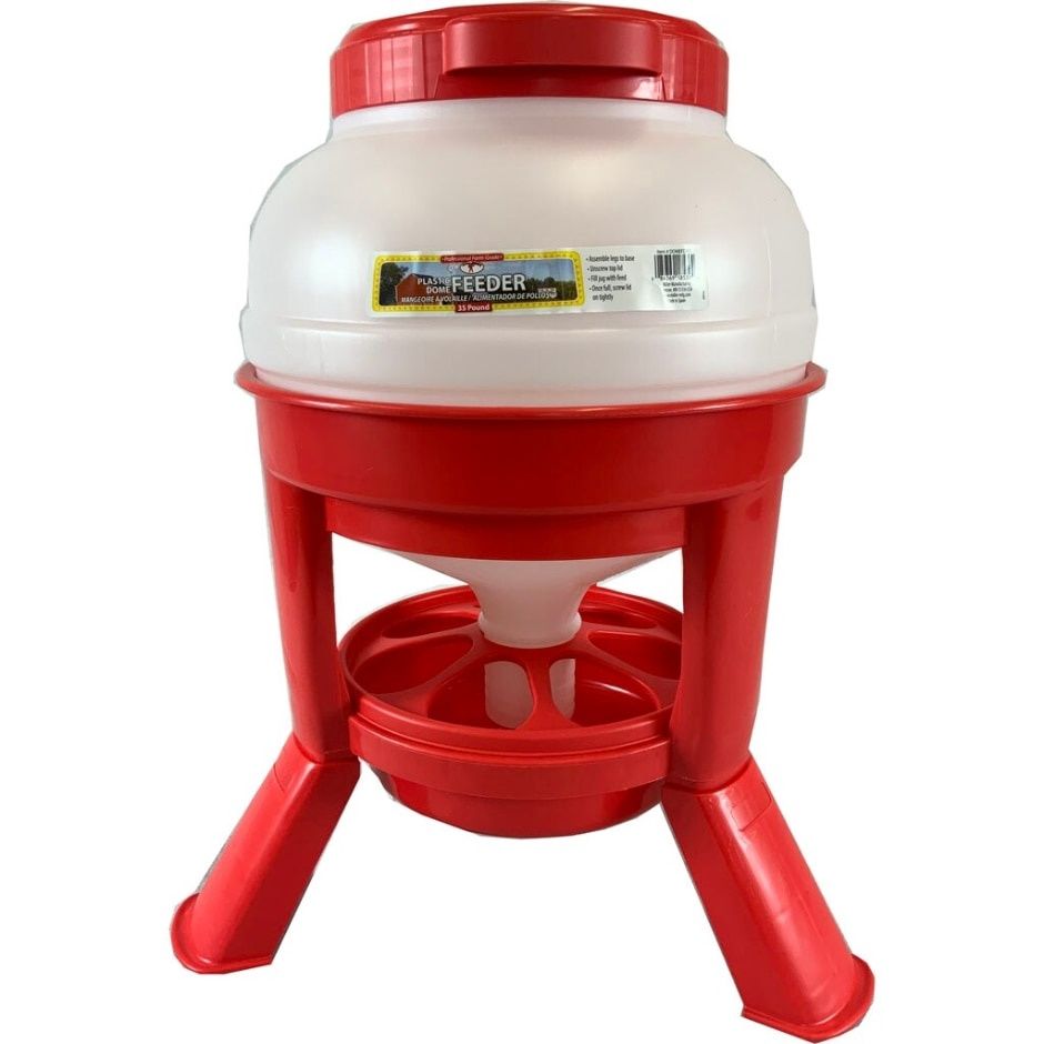 POULTRY FEEDER W/LEGS 35LB