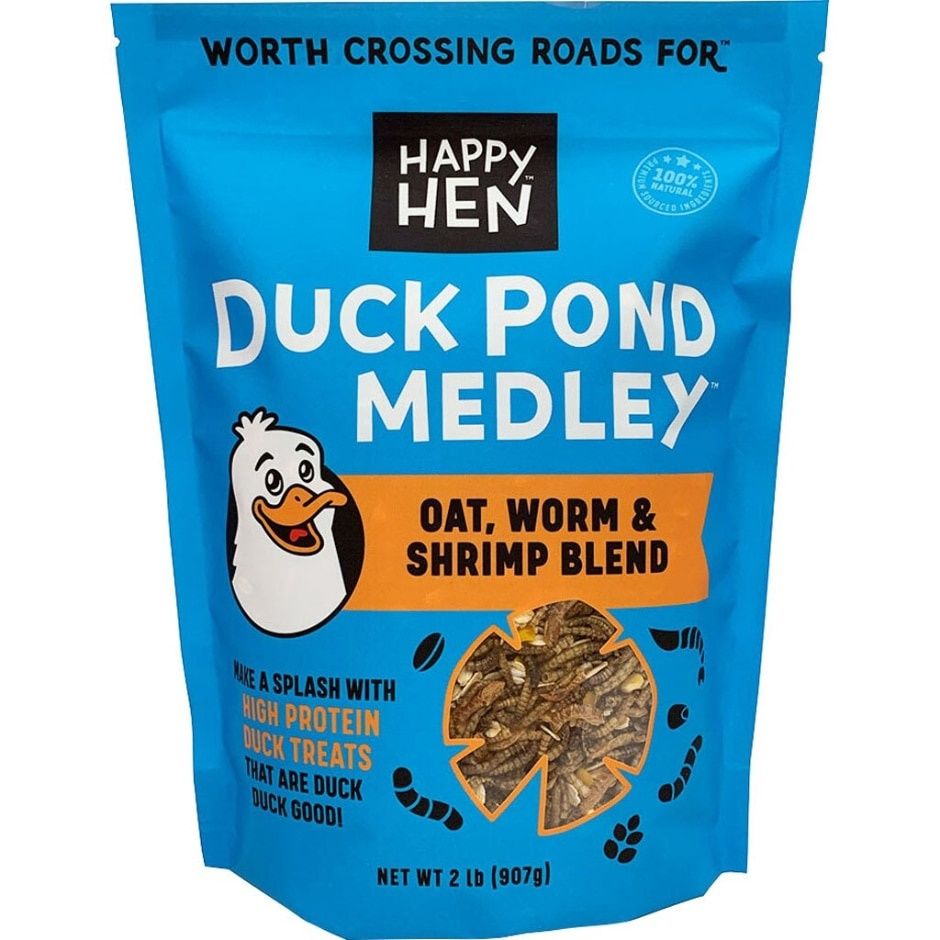 HAPPY HEN DUCK MEDLEY TREAT 2LB