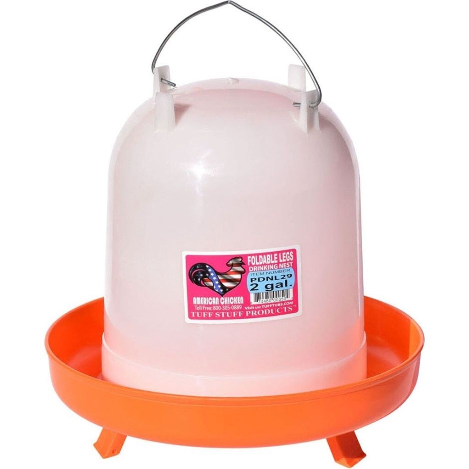 POULTRY DRINKER W/LEGS 2.1GAL