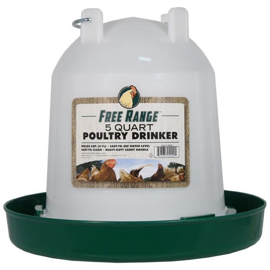 POULTRY WATERER PLASTIC 5QT