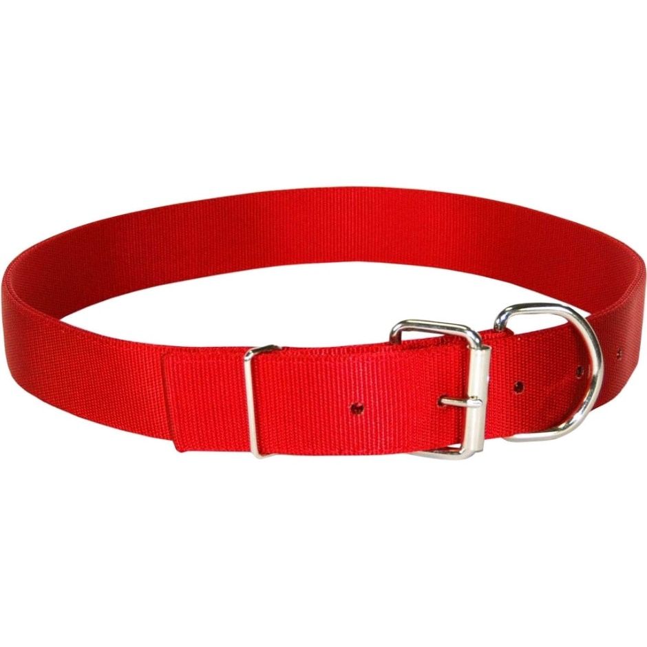 COW COLLAR CALF RED 36IN