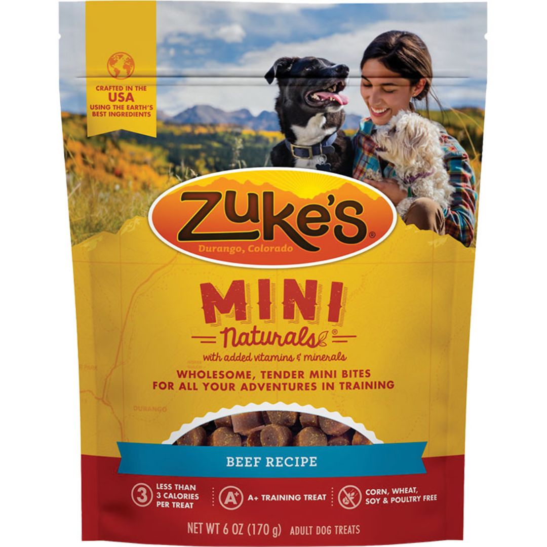 ZUKE'S MINI NATURALS BEEF 6OZ