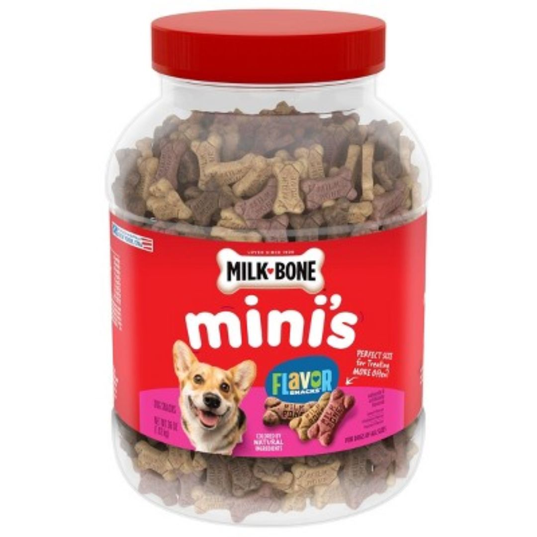 MILKBONE FLAVOR MINIS TUB 36OZ