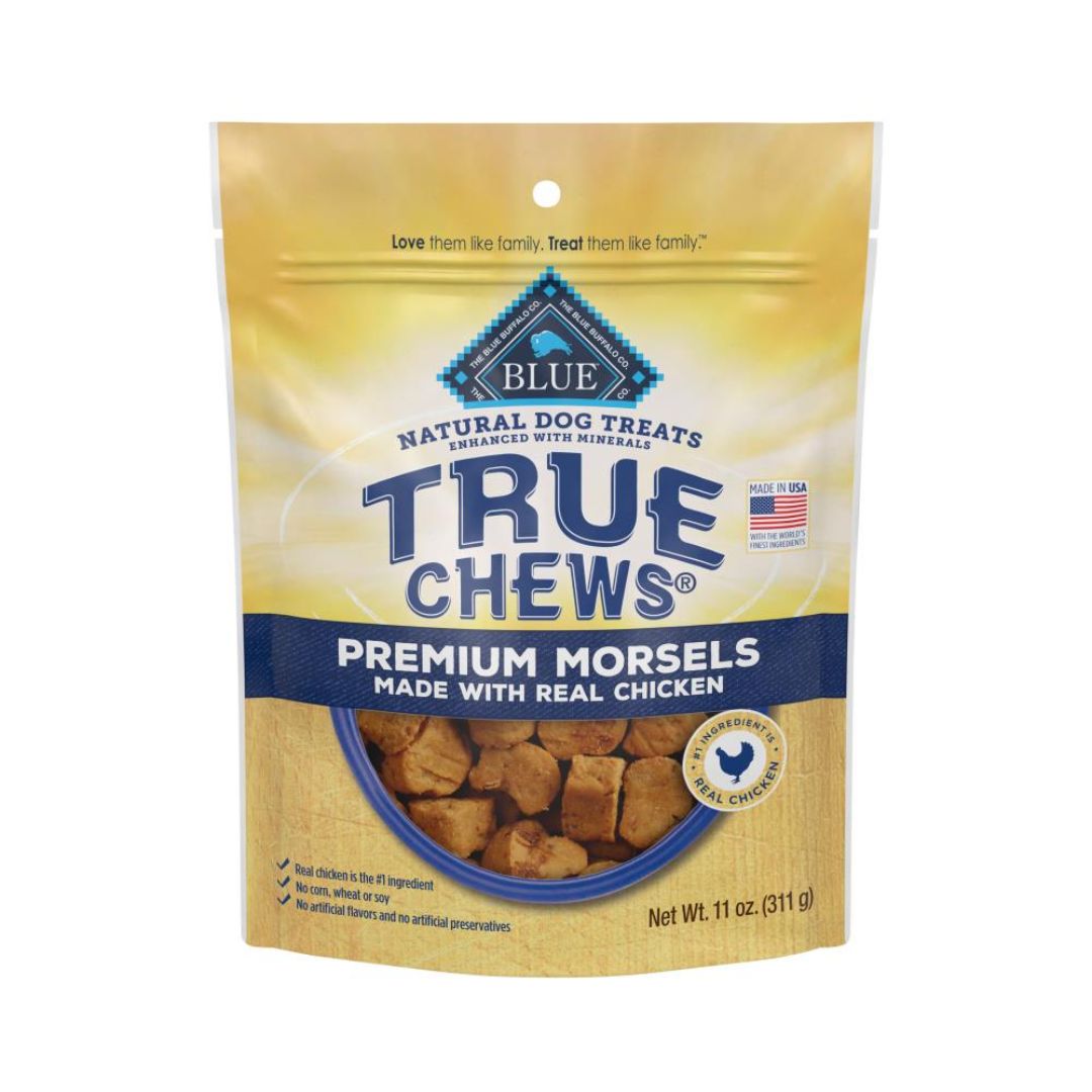 BLUE BUFFALO TRUE CHEWS CHICKEN MORSELS 11OZ