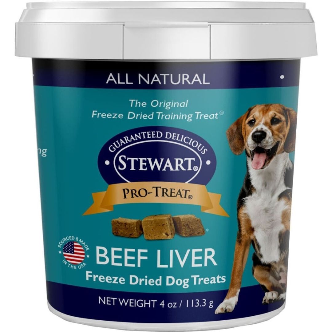 STEWART LIVER TREAT BEEF 4OZ
