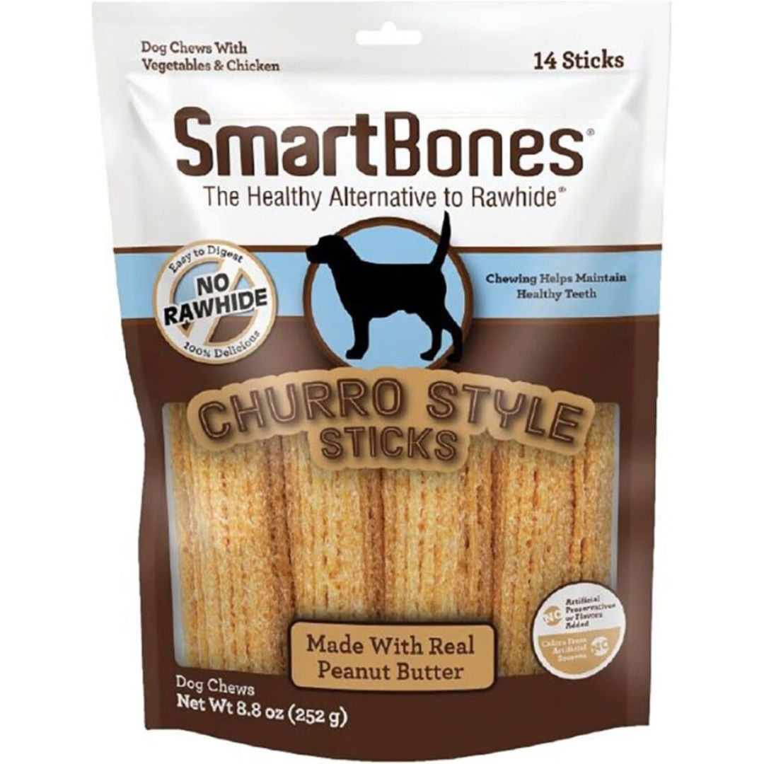 SMARTBONES CHURRO STYLE LG 14CT