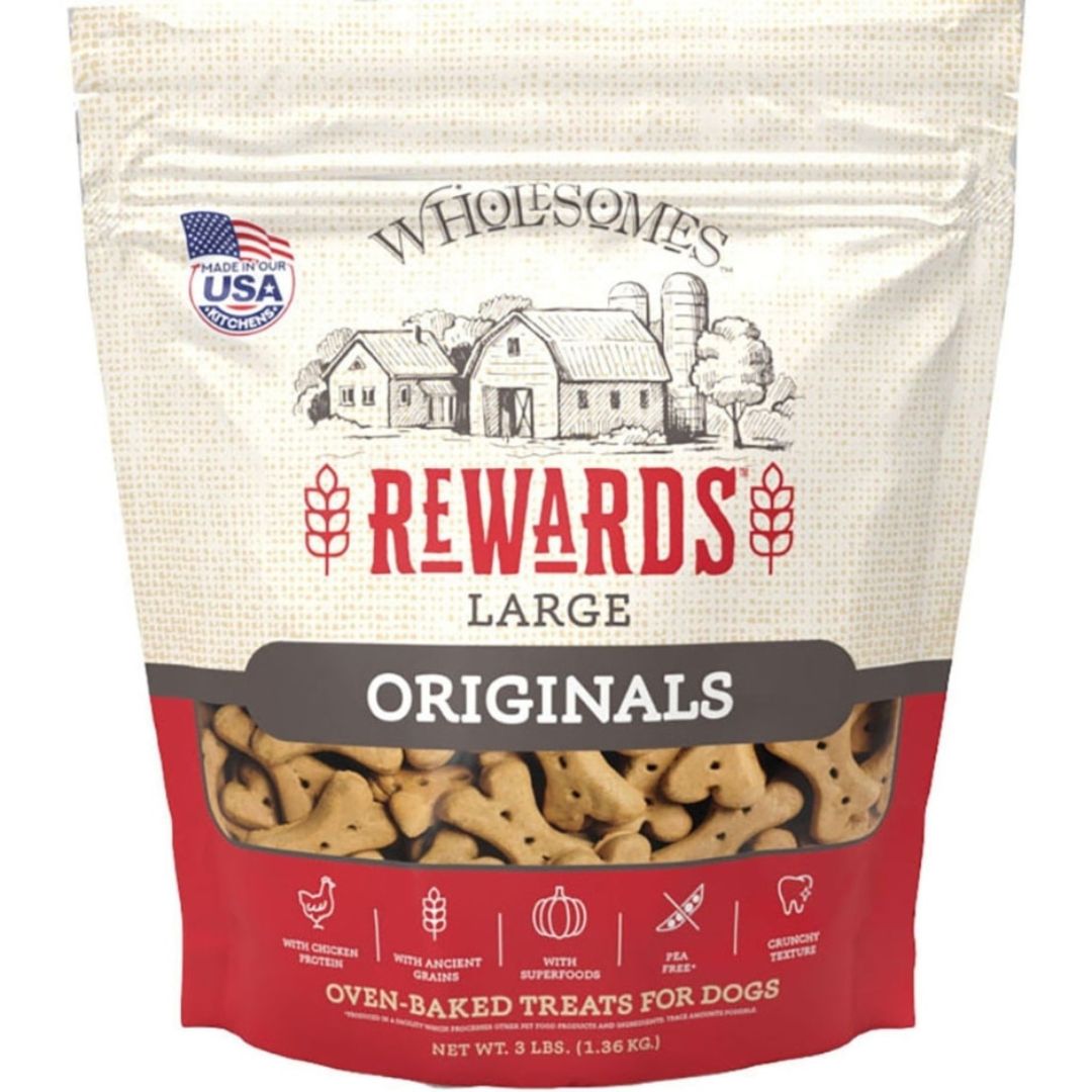 WHOLESOMES LARGE BISCUITS 3LB