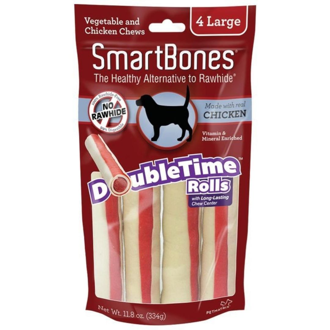 SMARTBONES DOUBLE TIME LG 4PK