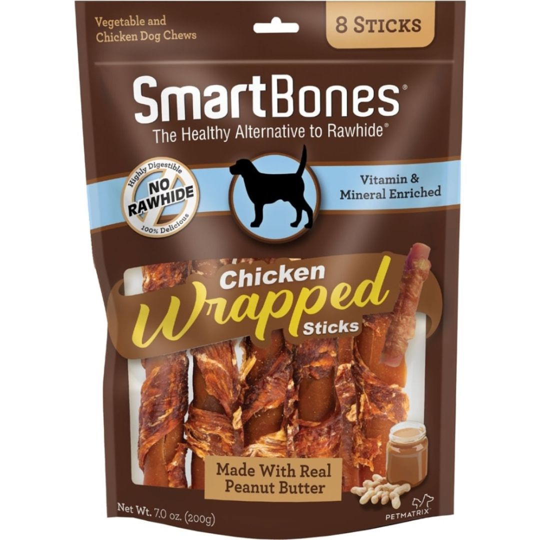 SMARTBONES PEANUT BUTTER &amp; CHICKEN TWIST 6PK