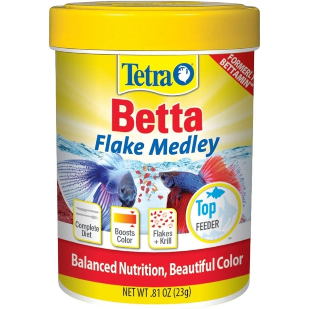 TETRA BETTA FLAKE MEDLEY .81OZ