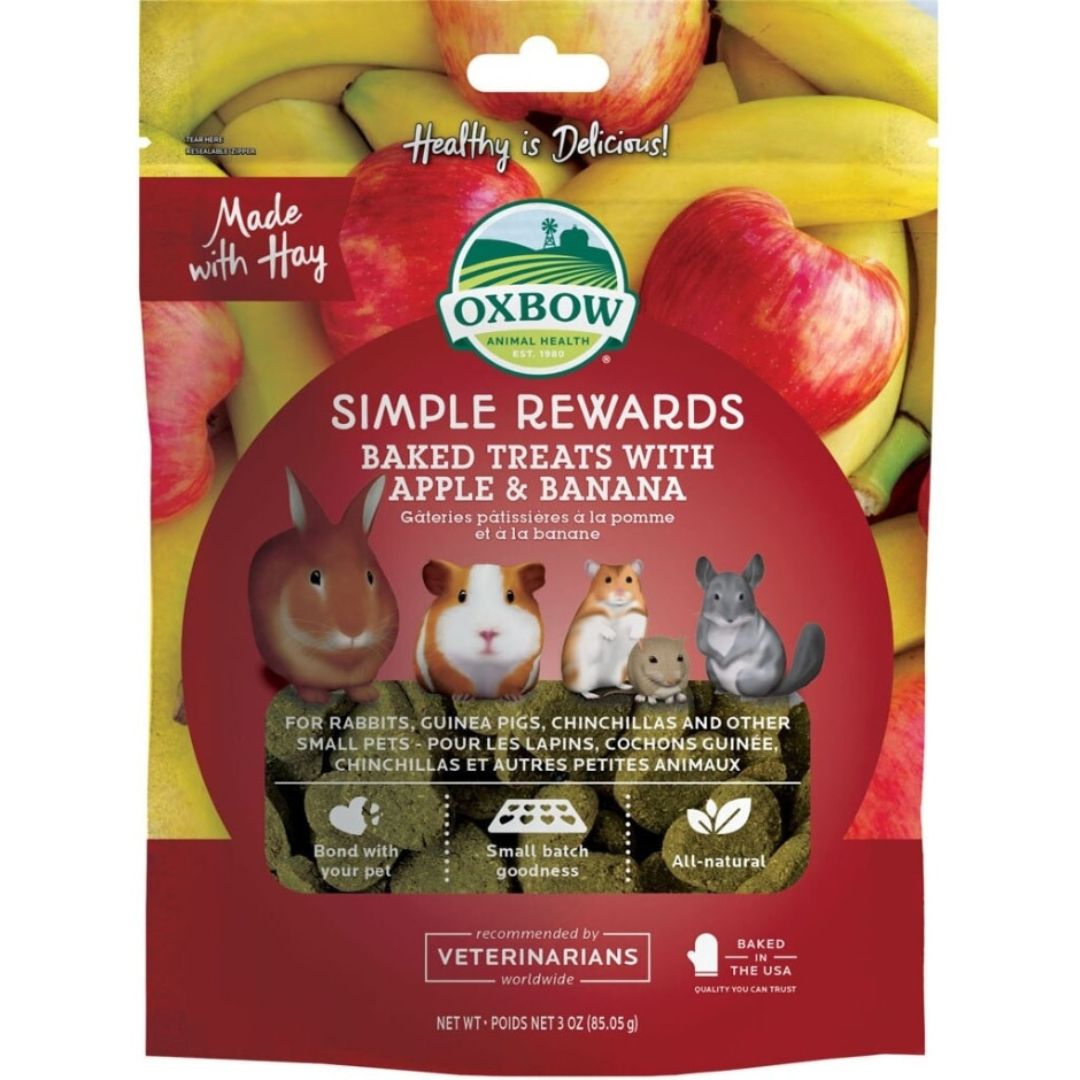 OXBOW APPLE &amp; BANANA TREATS