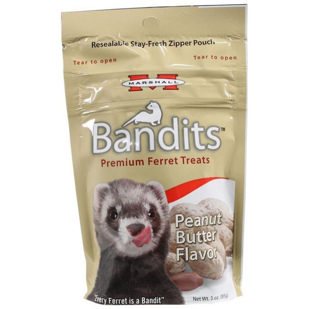 BANDITS FERRET PEANUT BUTTER TREATS 3OZ