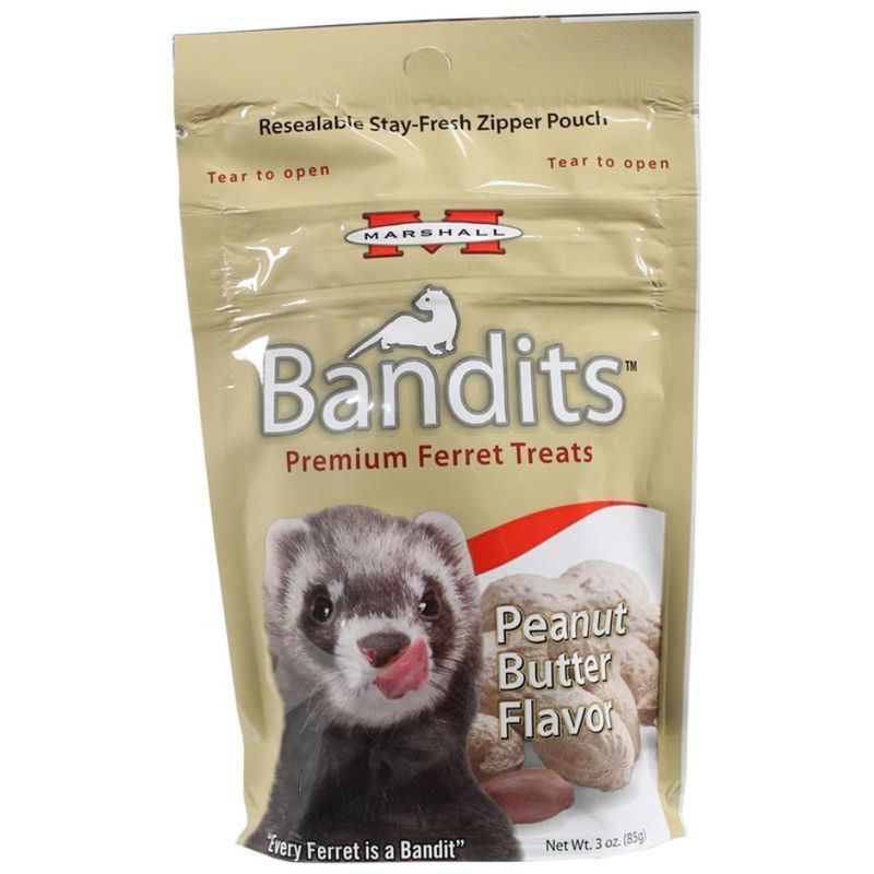 BANDITS FERRET PEANUT BUTTER TREATS 3OZ