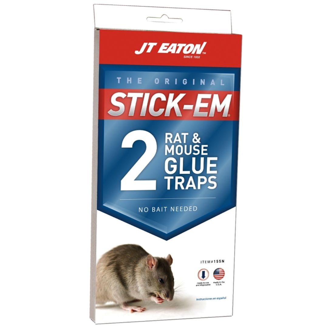 155N JT EATON GLUE RAT TRAP 2PK