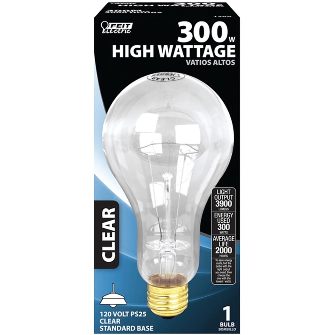 300M CLEAR MEDIUM BULB 300W PS25