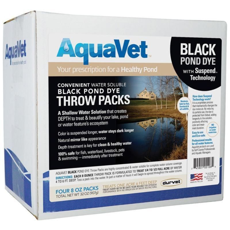 BLACK POND DYE 4/8OZ PKS