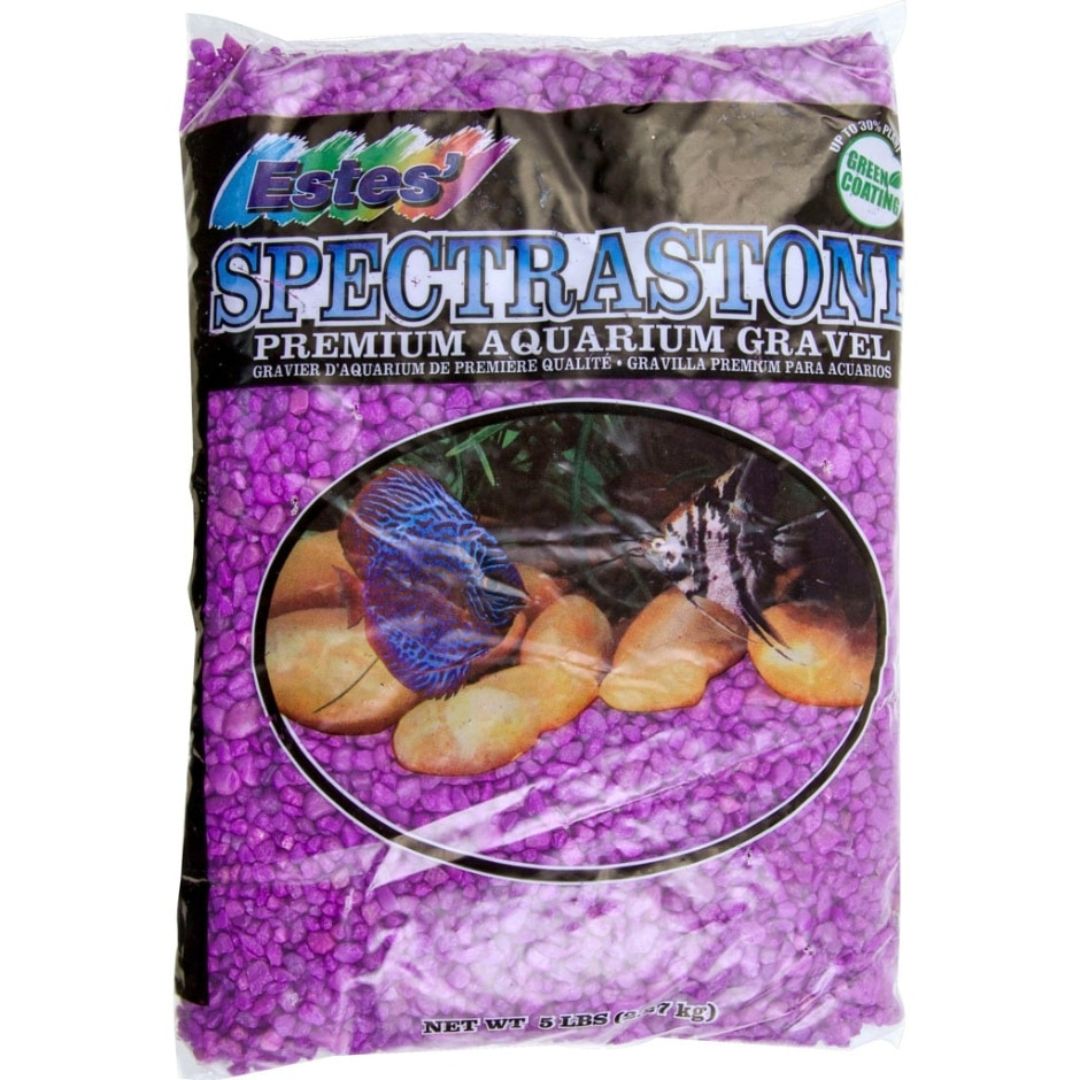 AQUARIUM GRAVEL LAVENDER 5LB