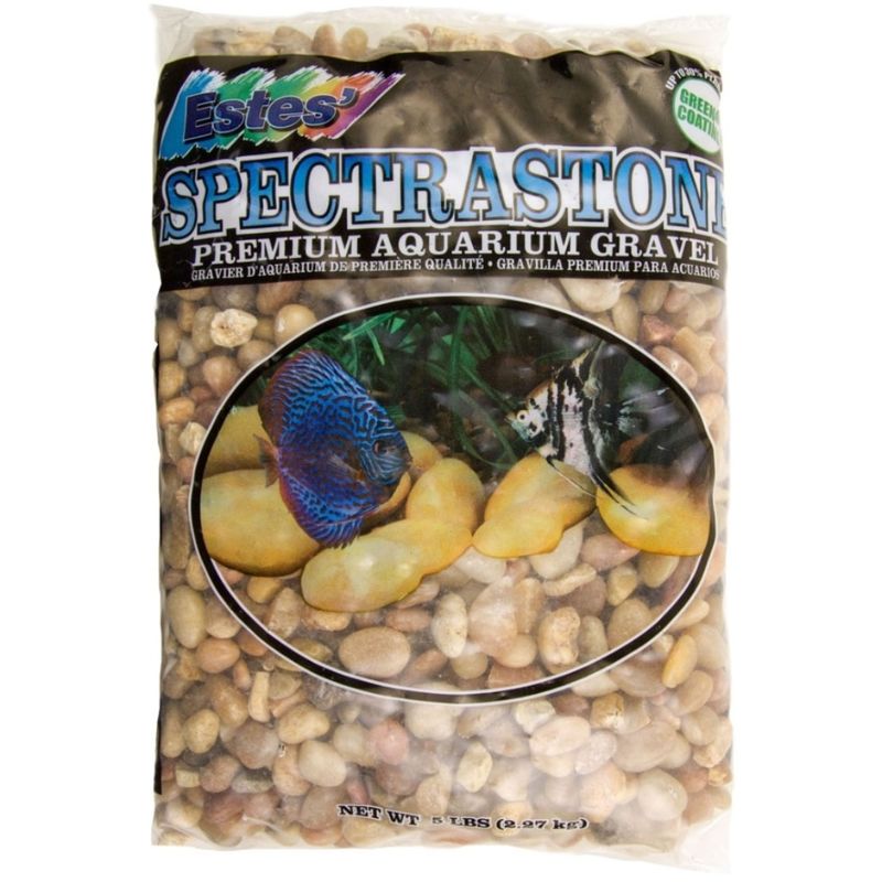 AQUARIUM GRAVEL NATURAL PEBBLES 5LB