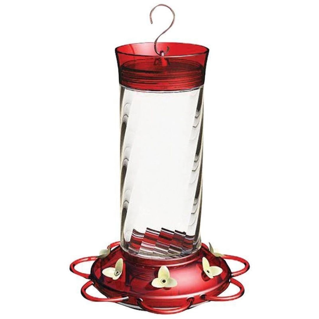 DIAMOND GLASS HUMMINGBIRD FEEDER
