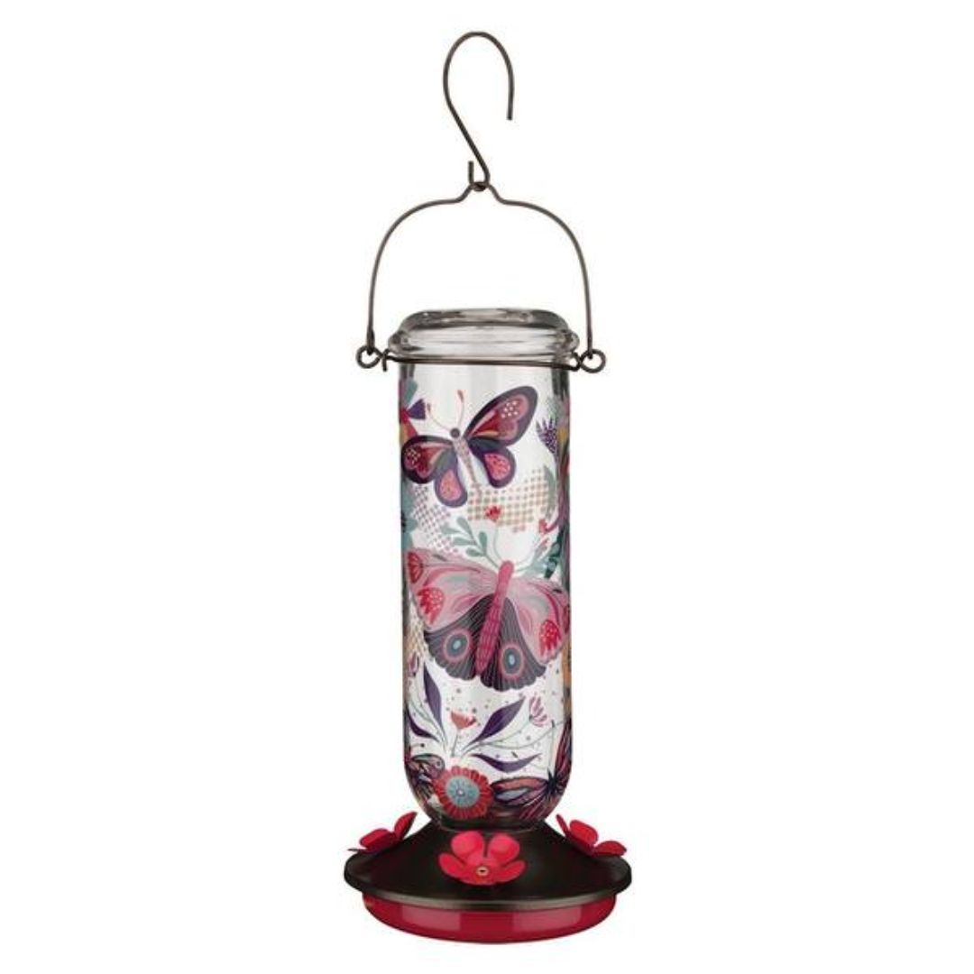 BUTTERFLY HUMMINGBIRD FEEDER