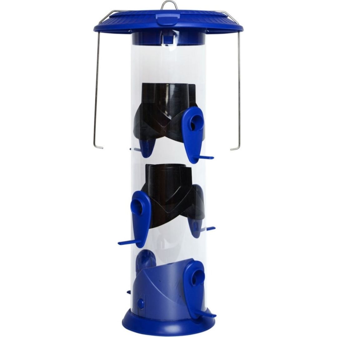 WIDE FUNNEL FLIP TOP TUBE FEEDER