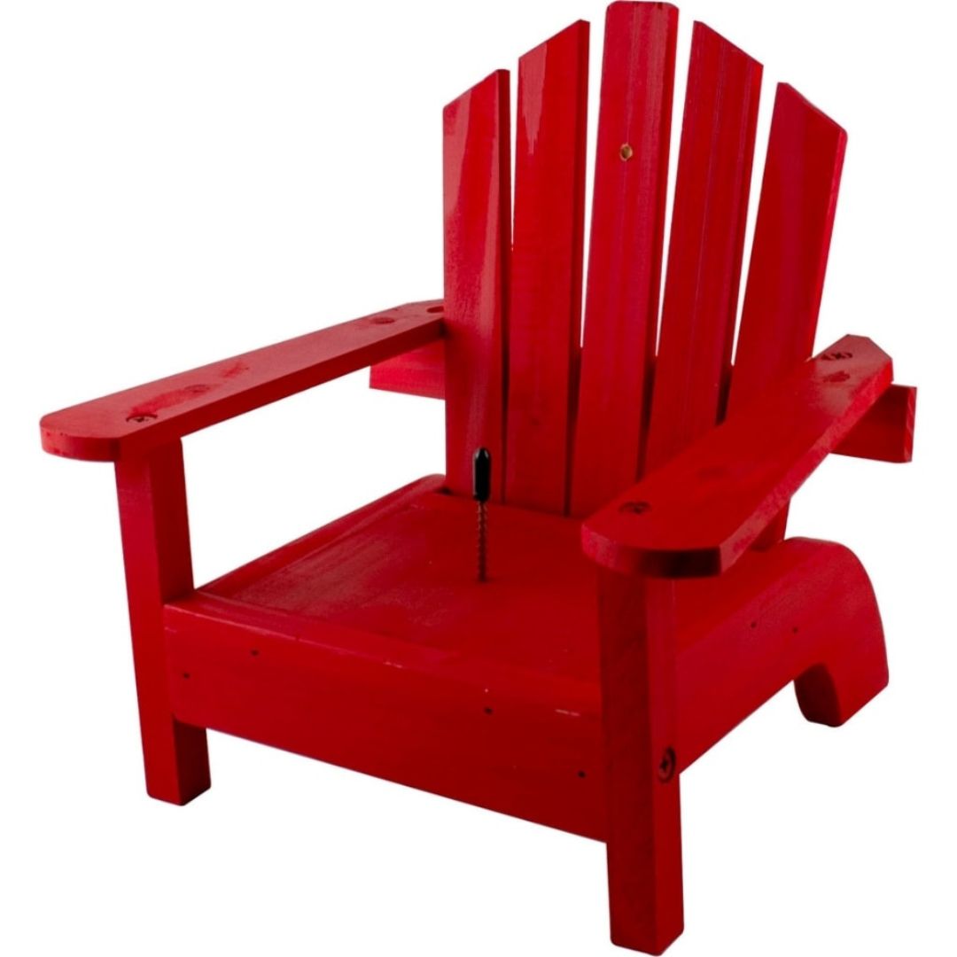 CHAIR SQUIRREL FEEDER RED