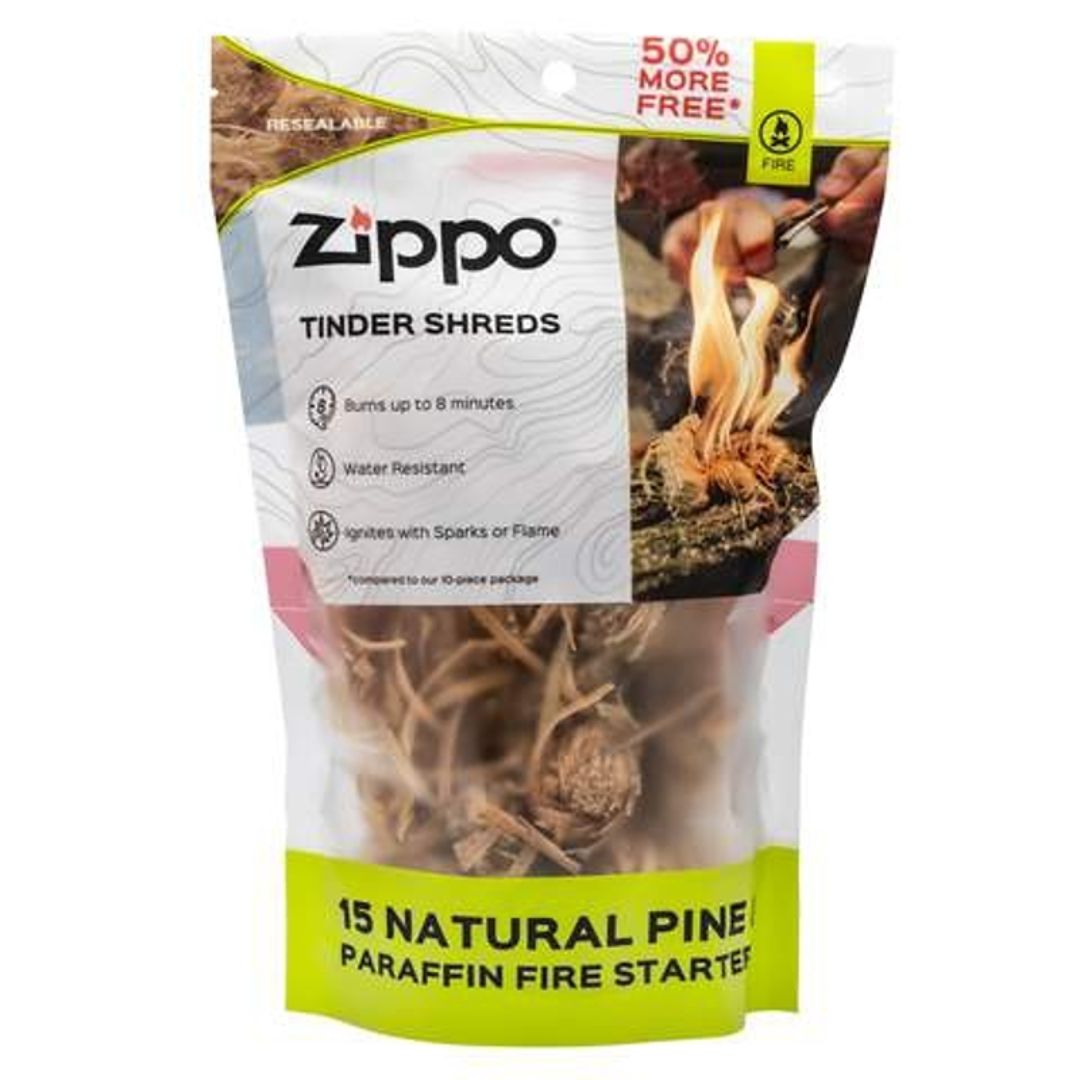 FIRESTARTER TINDER SHREDS ZIPPO
