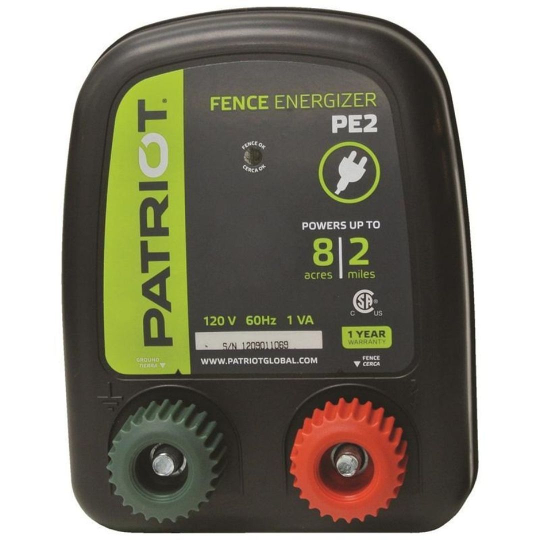 PATRIOT PE2 AC FENCE ENERGIZER 2 MILE