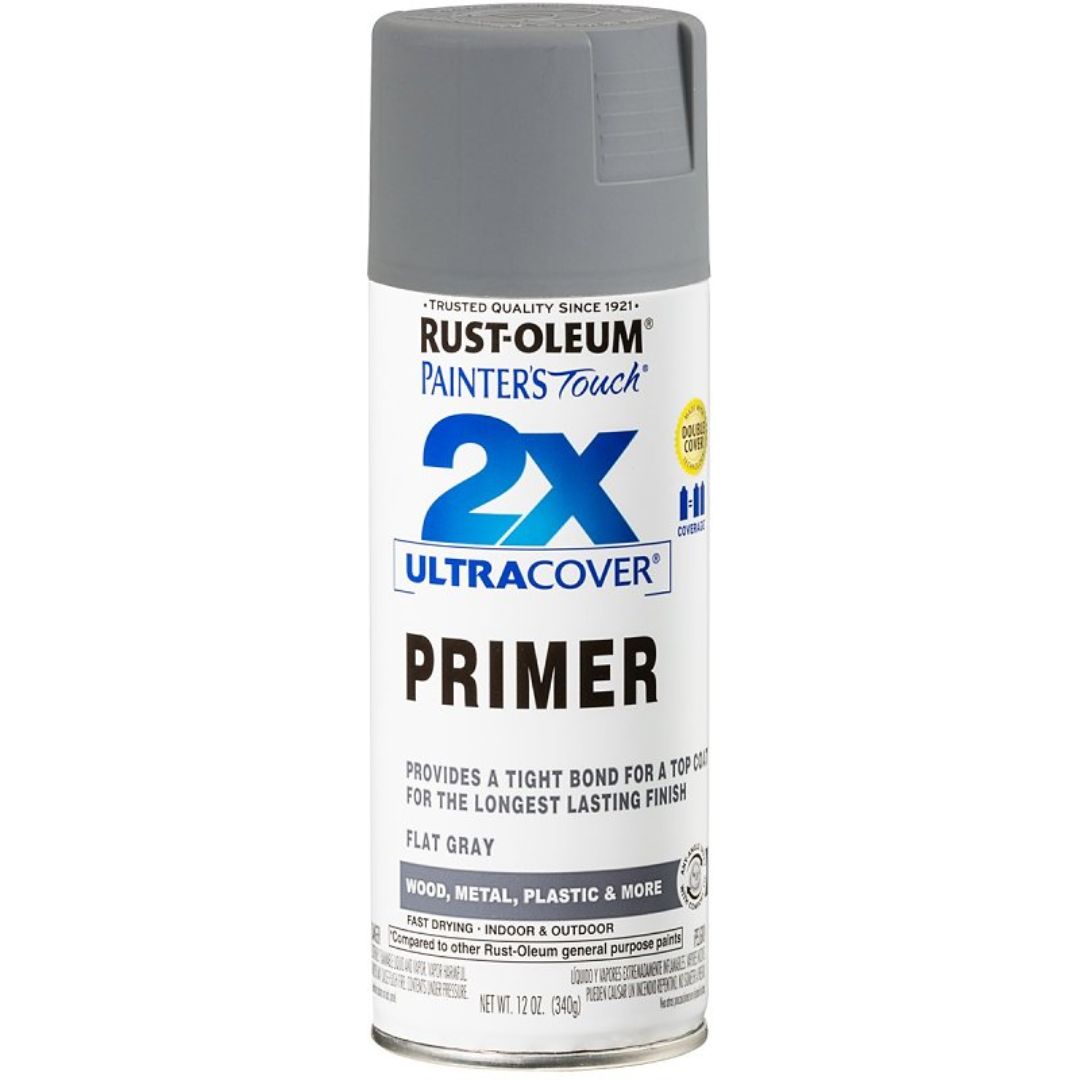 334017/249088 SPRAY PAINT 2X PRIMER GRAY 12OZ