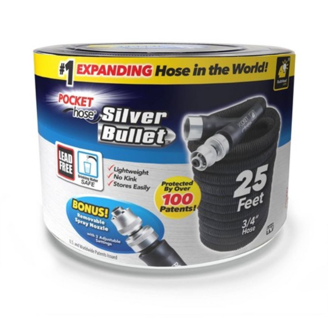 POCKET HOSE SILVER BULLET 3/4X25FT