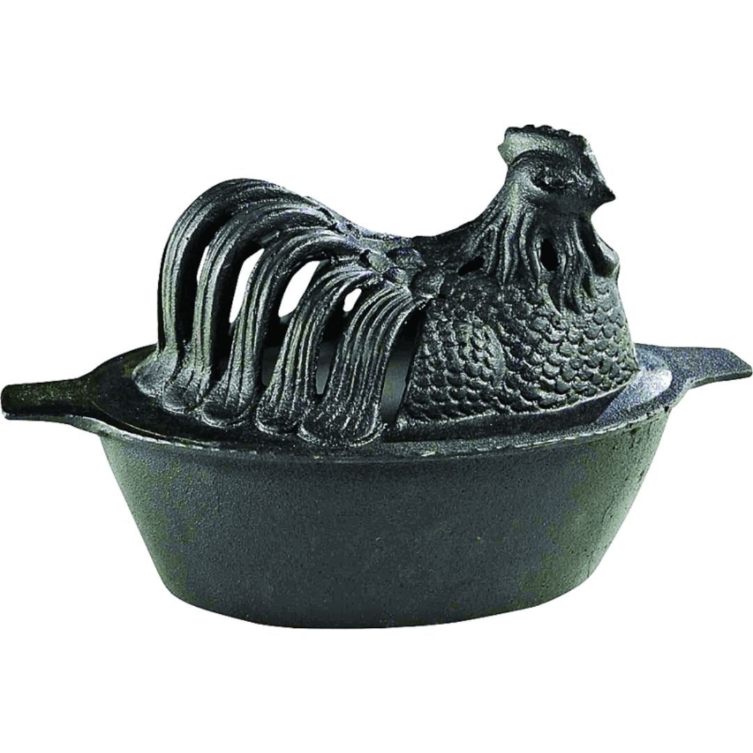 CHICKEN STEAMER CAST IRON QT