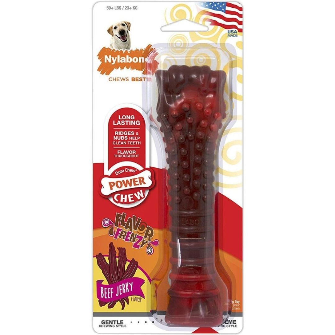 NYLABONE SOUPER BEEF JERKY NBJ-105P