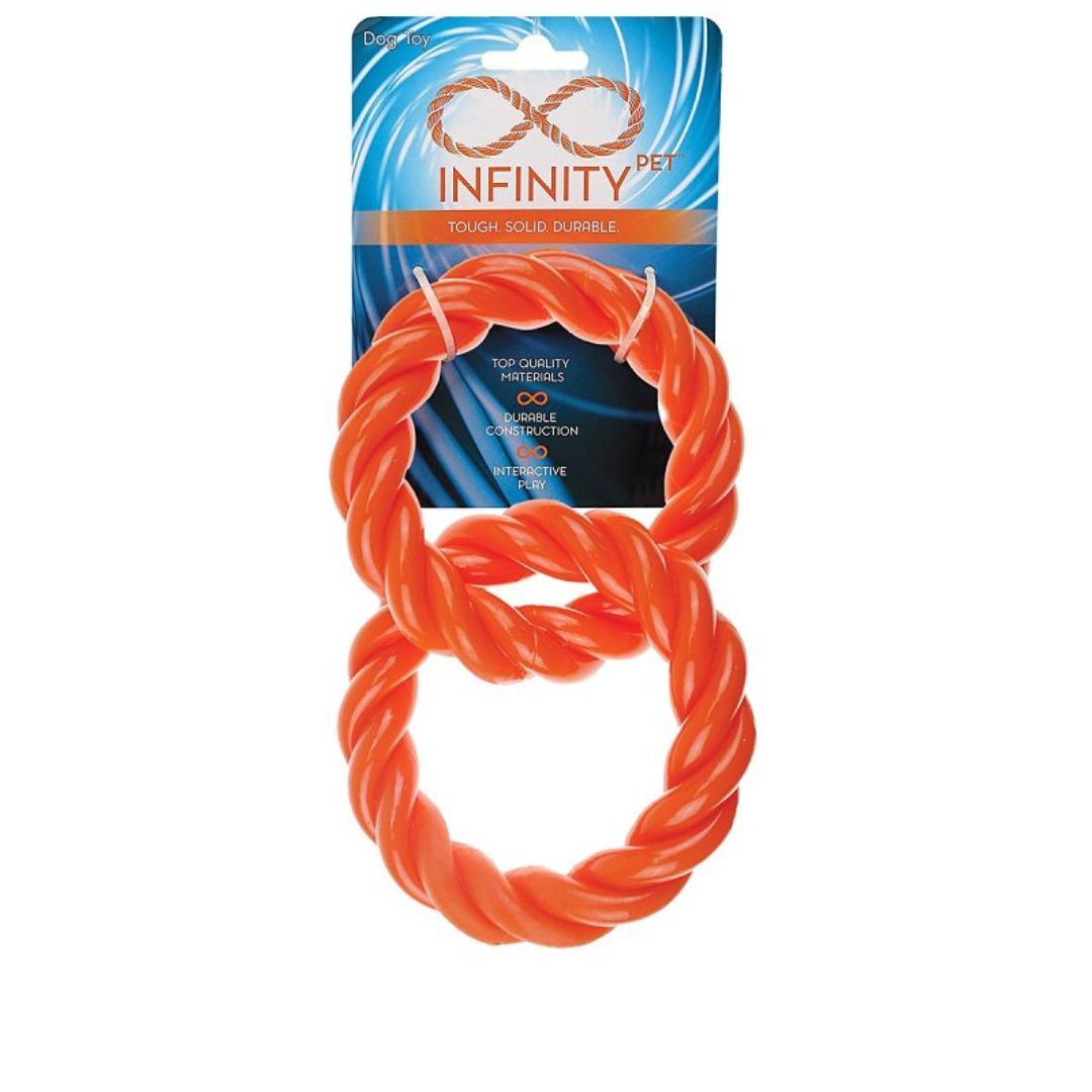 ROPE TUG ORANGE 2-RINGS