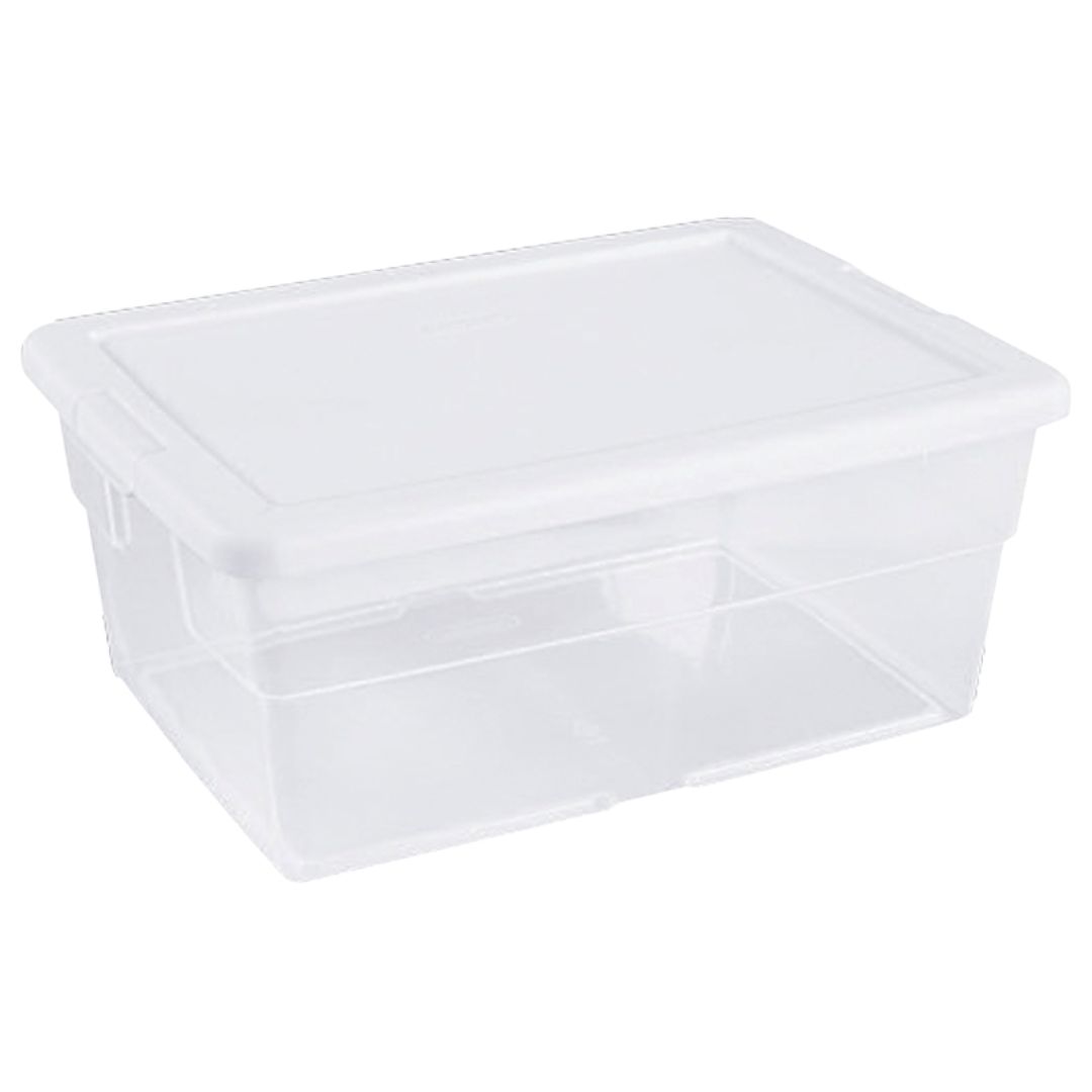 STERILITE STORAGE BOX CLEAR 16QT