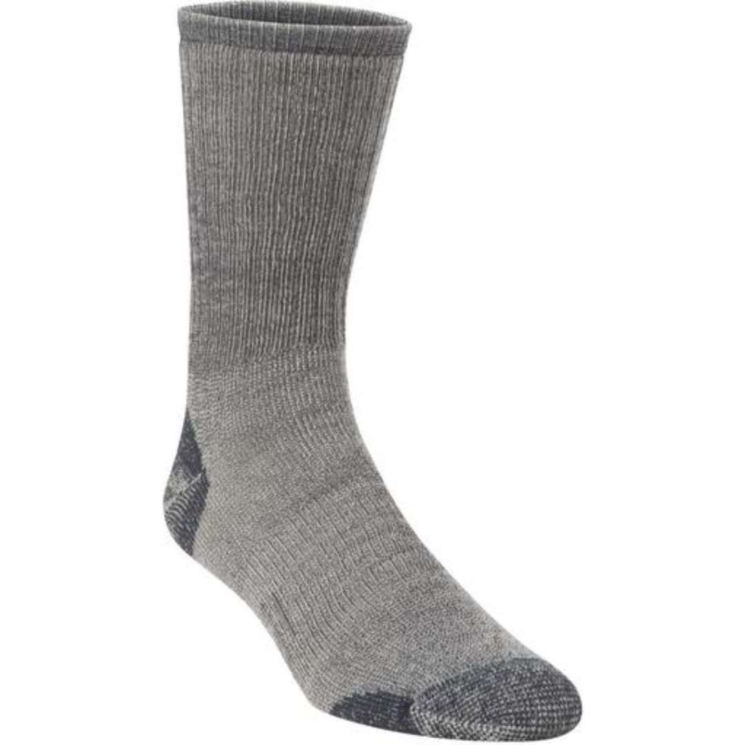 CREW SOCKS MIDWEIGHT CHARCOAL LG