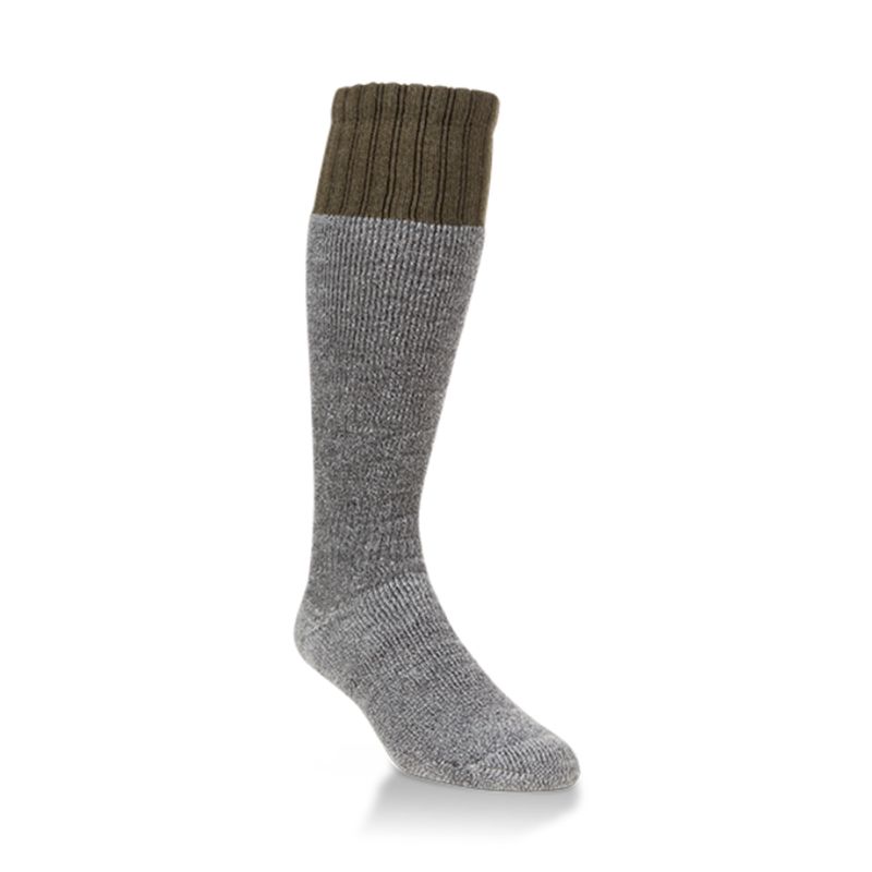 OVER CALF SOCKS OLIVE LG