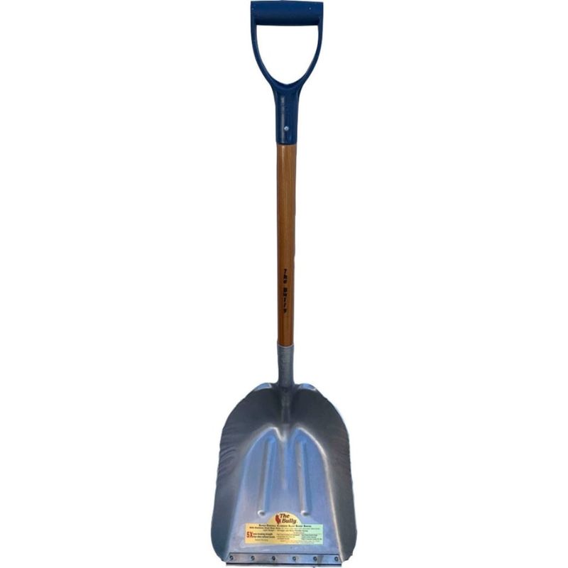 BULLY SCOOP SHOVEL W/WEAR STRIP