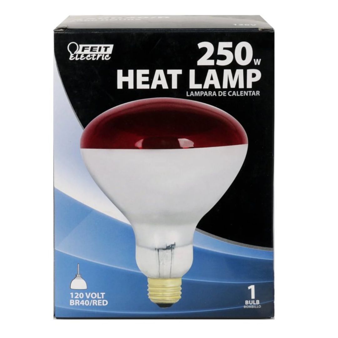 250R40/10 RED HEAT LAMP 250W