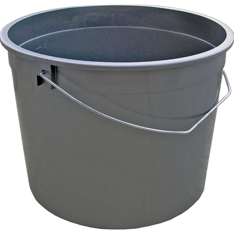 01605 PLASTIC PAIL SILVER 5QT
