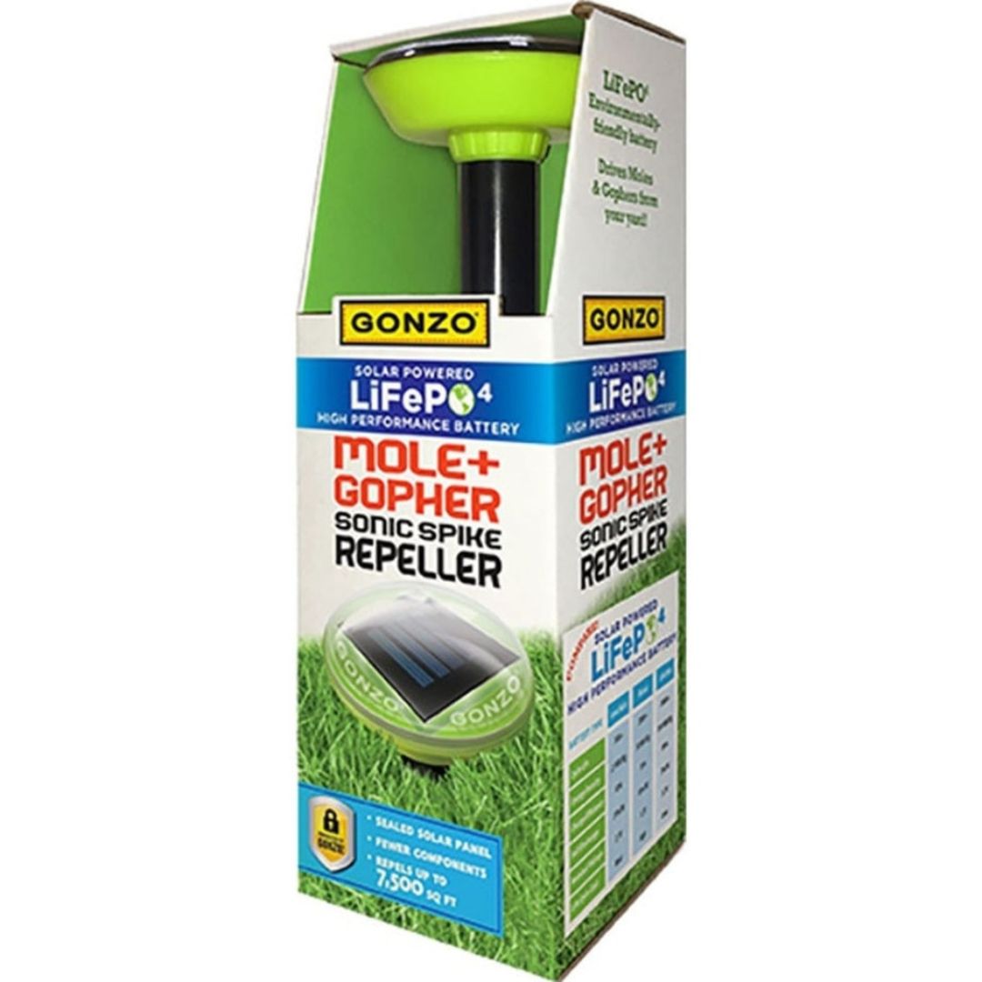 SONIC SPIKE MOLE &amp; GOPHER REPELLER